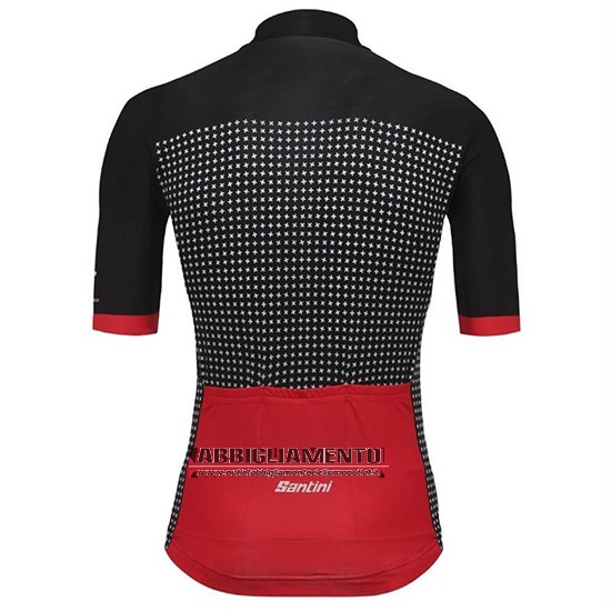 Abbigliamento Tour de Suisse Helvetia 2018 Manica Corta e Pantaloncino Con Bretelle Nero Rosso - Clicca l'immagine per chiudere